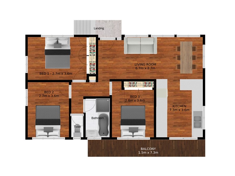 19 LOBELIA AVE, Daisy Hill QLD 4127 Floorplan