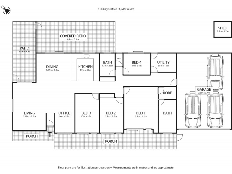 118 Gaynesford St, Mount Gravatt QLD 4122 Floorplan