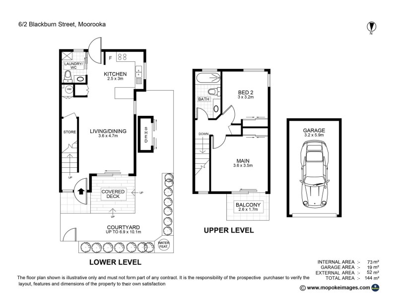 6/2 Blackburn Street (entry via Keats St), Moorooka QLD 4105 Floorplan