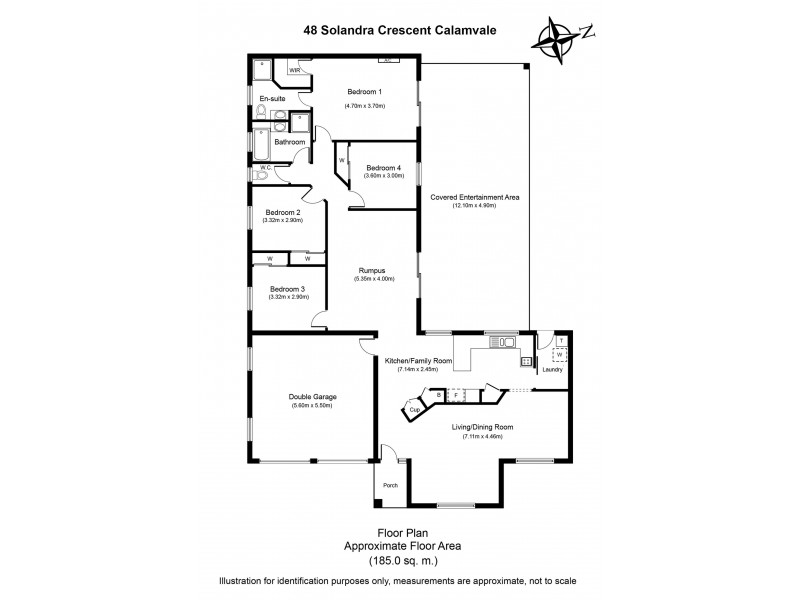 48 Solandra Crescent, Calamvale QLD 4116 Floorplan
