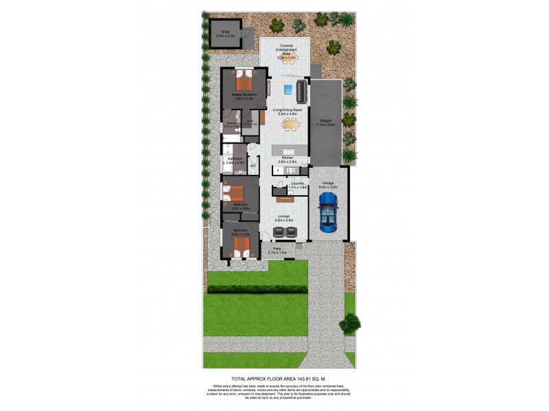 48 Parkland Drive, Springfield Lakes QLD 4300 Floorplan