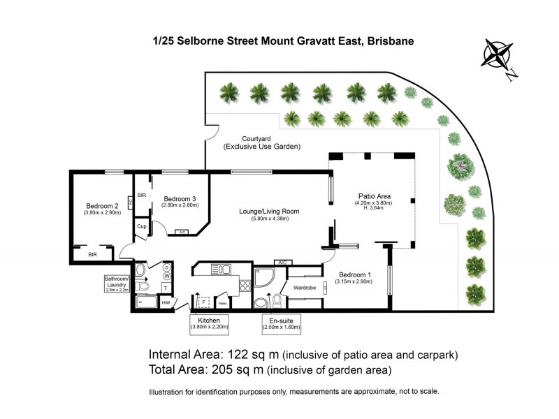 1/25 Selborne Street, Mount Gravatt East QLD 4122 Floorplan