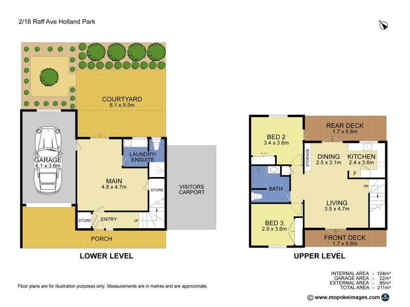 2/18 Raff Ave, Holland Park QLD 4121 Floorplan