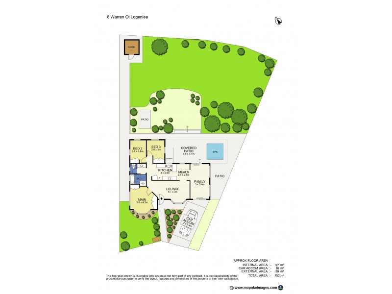 6 Warren Court, Loganlea QLD 4131 Floorplan