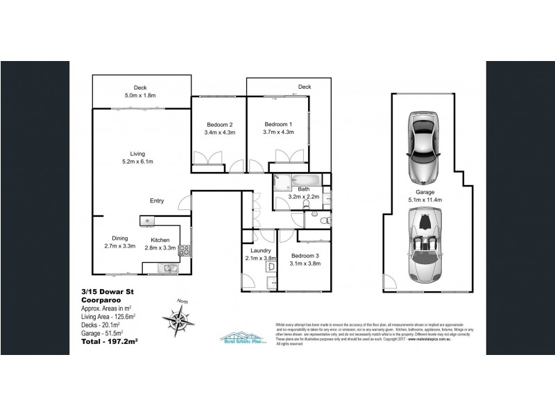 3/15 Dowar Street, Coorparoo QLD 4151 Floorplan