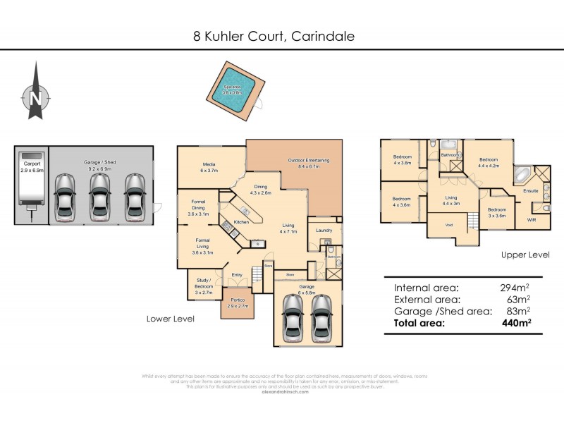 8 Kuhler Court, Carindale QLD 4152 Floorplan