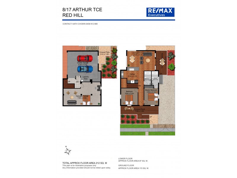8/17 Arthur Tce, Red Hill QLD 4059 Floorplan
