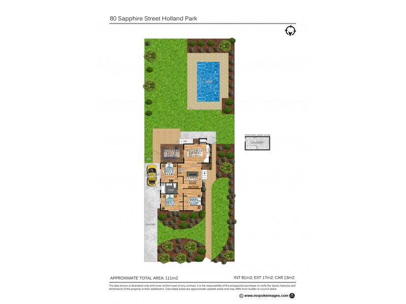 80 Sapphire Street, Holland Park QLD 4121 Floorplan