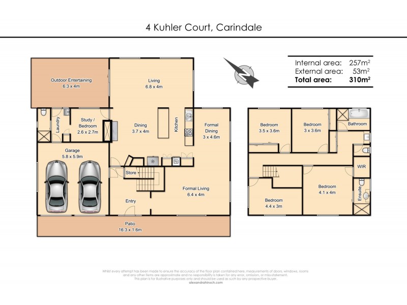4 Kuhler Court, Carindale QLD 4152 Floorplan