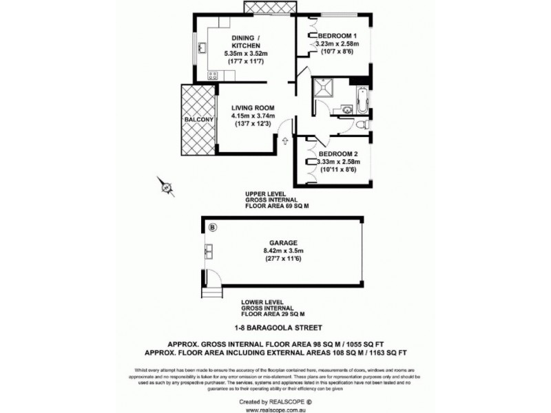 1/8 Baragoola Street, Coorparoo QLD 4151 Floorplan