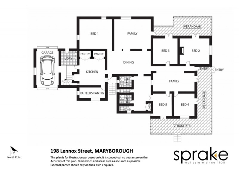 198 Lennox Street, Maryborough QLD 4650 Floorplan