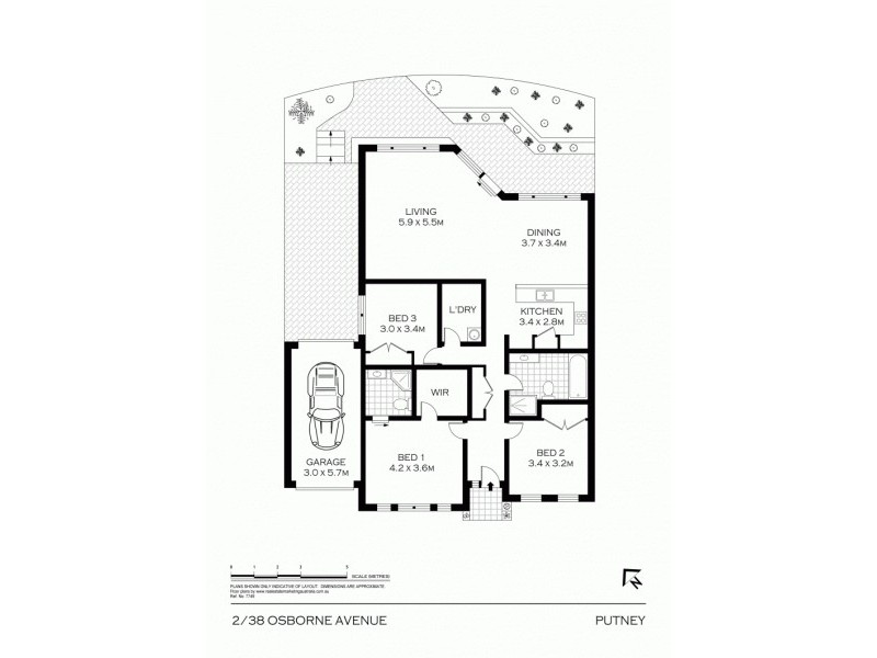 2/38 Osborne Av, Putney NSW 2112 Floorplan