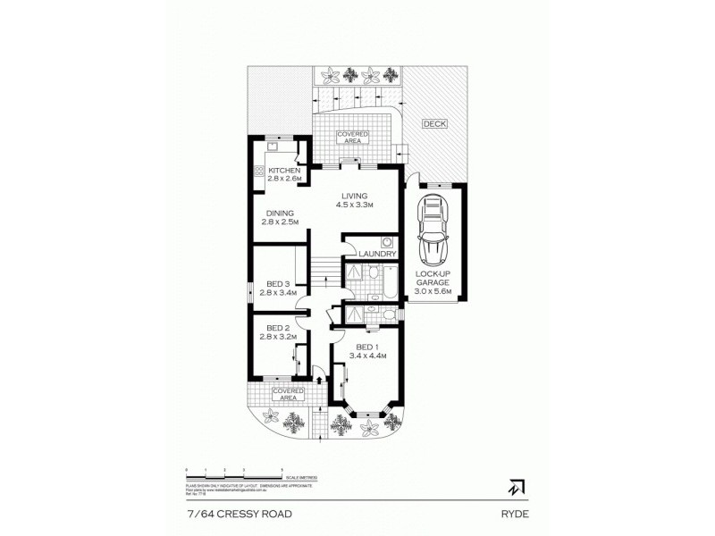 7/64 Cressy Road, Ryde NSW 2112 Floorplan