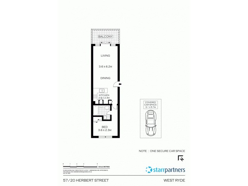 57/20 Herbert St, West Ryde, West Ryde NSW 2114 Floorplan