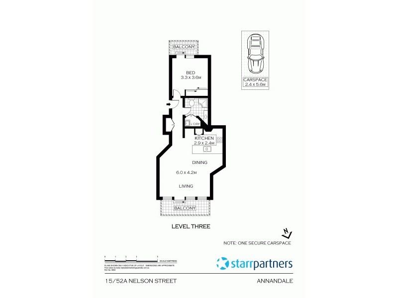 15/52a Nelson St, Annandale NSW 2038 Floorplan