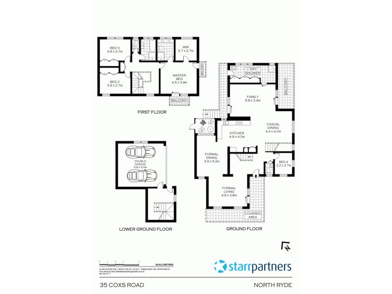 35 Coxs Rd, North Ryde NSW 2113 Floorplan