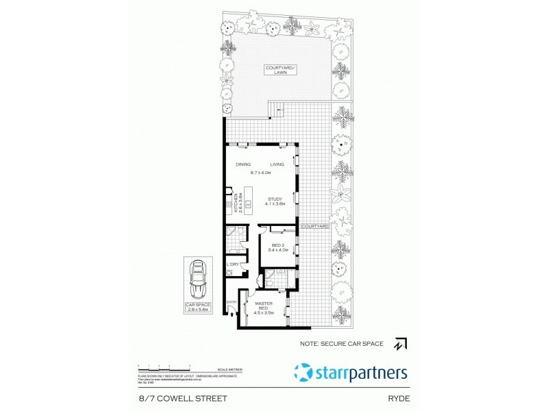 8/7 Cowell St, Ryde NSW 2112 Floorplan