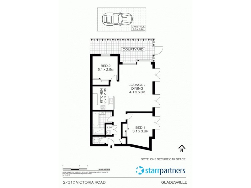 2/310 Victoria Rd, Gladesville NSW 2111 Floorplan