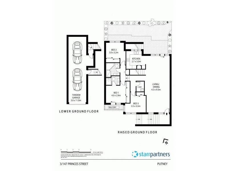 3/147 Princes St, Putney NSW 2112 Floorplan