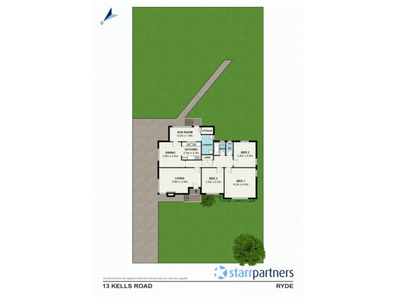 13 Kells Rd, Ryde NSW 2112 Floorplan