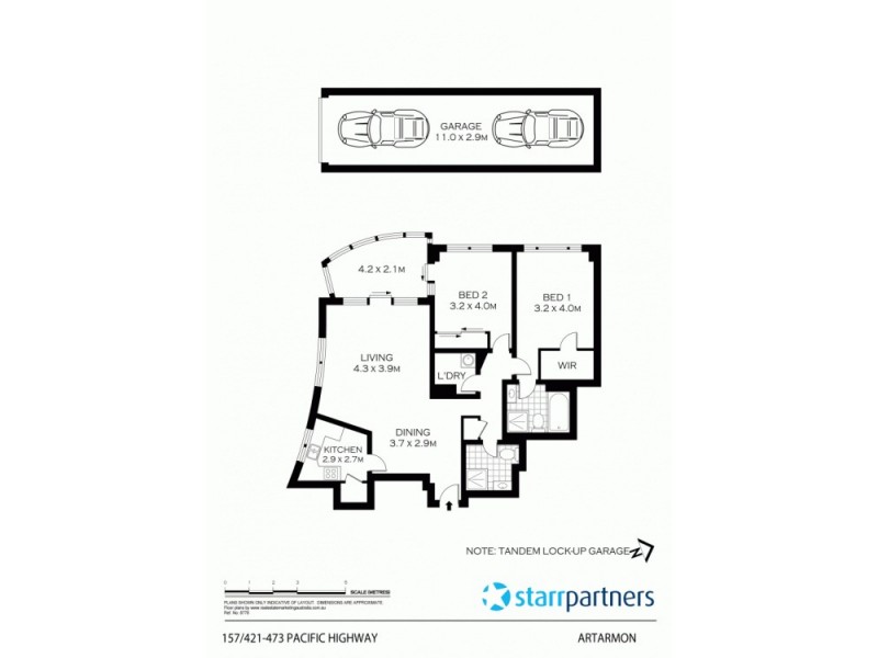 157/421-473 Pacific Hwy, Artarmon NSW 2064 Floorplan