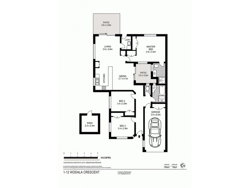 1/12 Wodala Crescent, Bracken Ridge QLD 4017 Floorplan