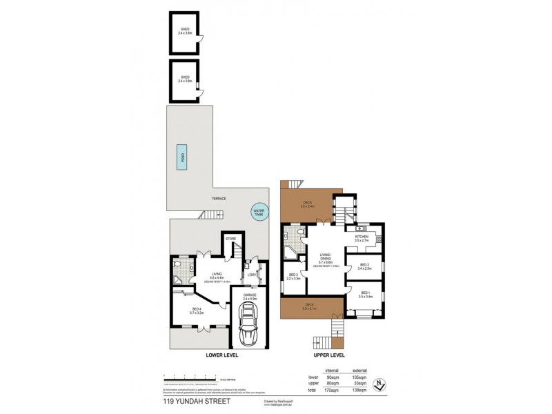 119 Yundah Street, Shorncliffe QLD 4017 Floorplan