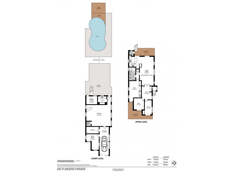 202 Flinders Parade, Sandgate QLD 4017 Floorplan