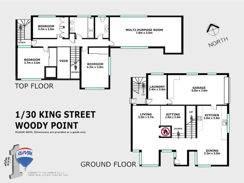 1/30 King Street, Woody Point QLD 4019 Floorplan
