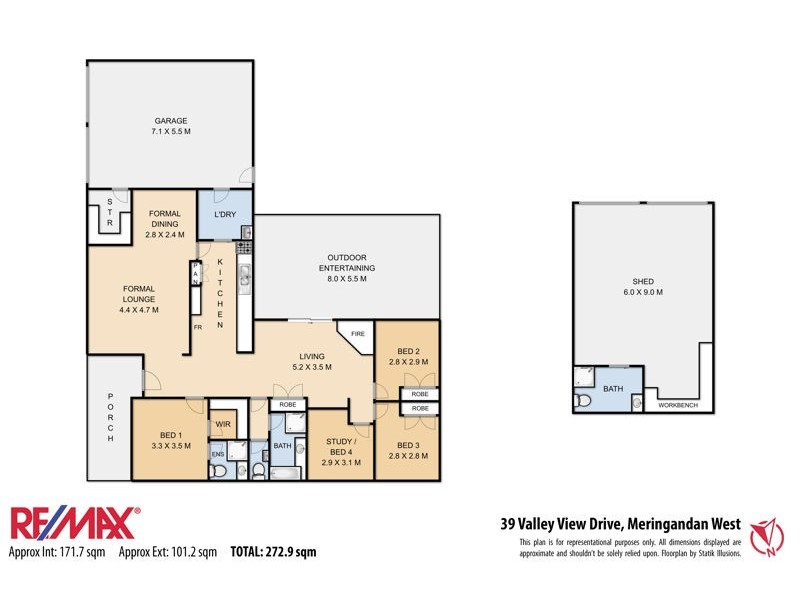 39 Valley View Drive, Meringandan West QLD 4352 Floorplan