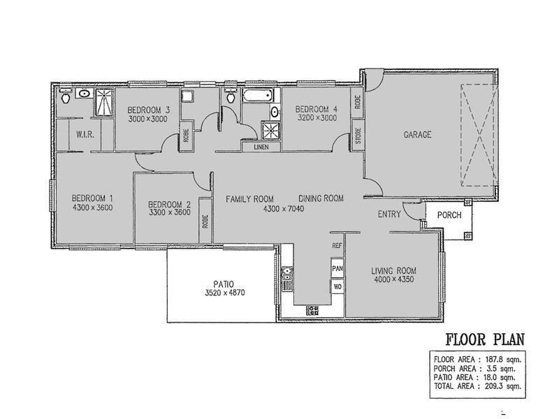 4 Teal Place, Taigum QLD 4018 Floorplan