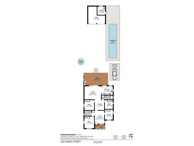 128 Dunne Street, Brighton QLD 4017 Floorplan