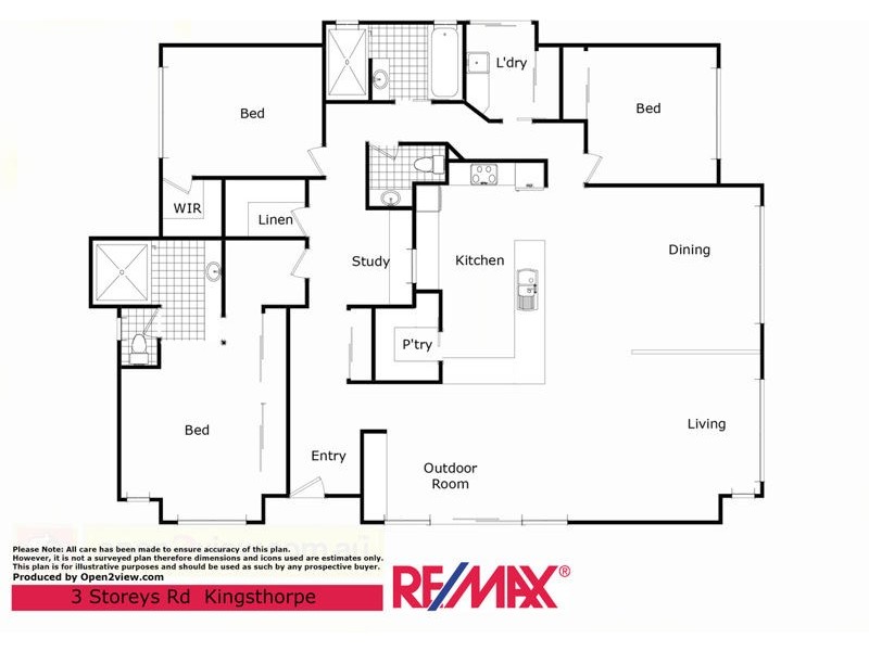 3 Storeys Road, Kingsthorpe QLD 4400 Floorplan