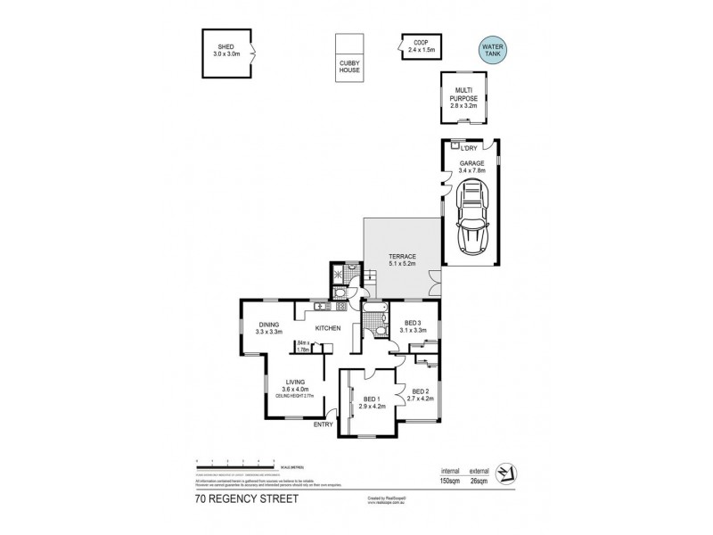 70 Regency Street, Brighton QLD 4017 Floorplan