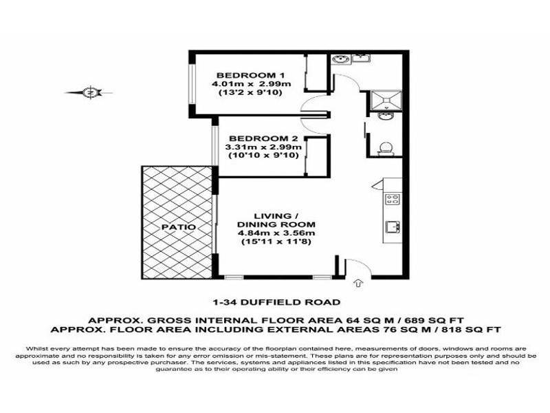 1/34 Duffield Road, Kallangur QLD 4503 Floorplan