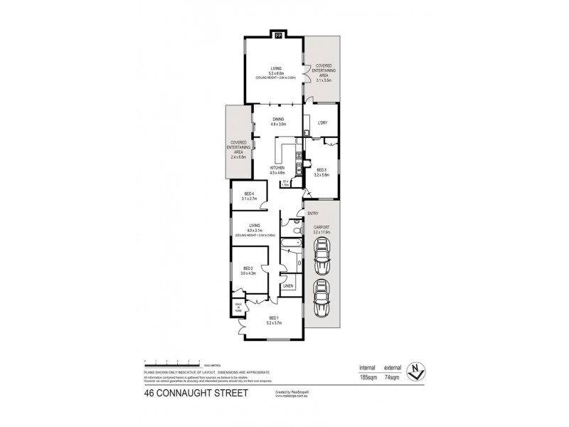 46 Connaught Street, Sandgate QLD 4017 Floorplan
