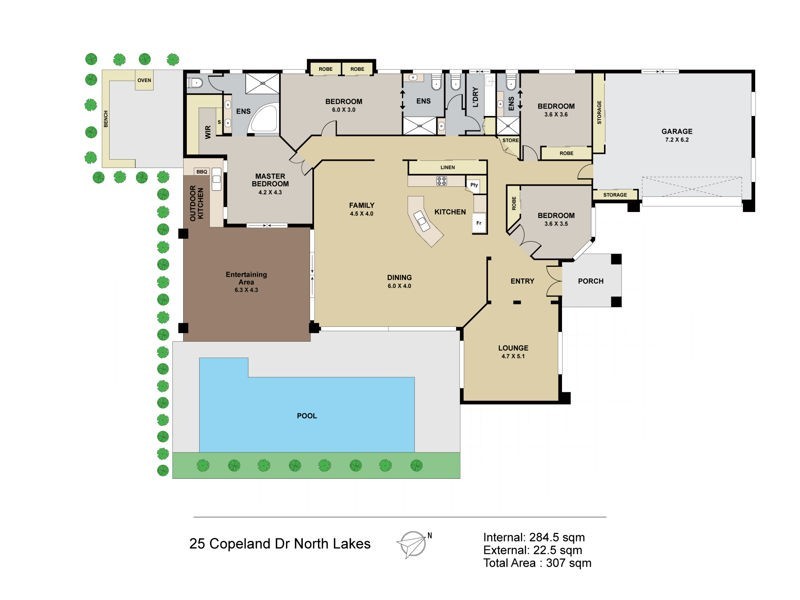 25 Copeland Drive, North Lakes QLD 4509 Floorplan