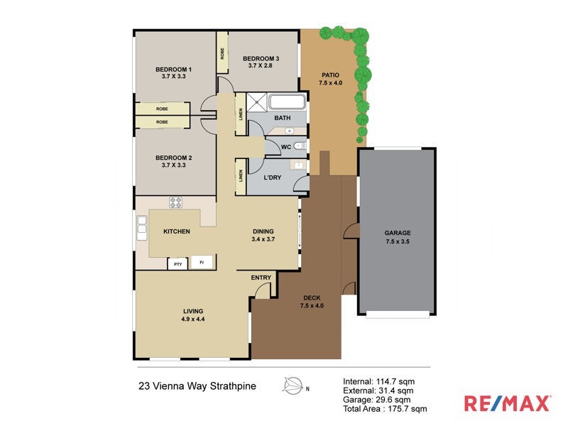 23 Vienna Way, Strathpine QLD 4500 Floorplan