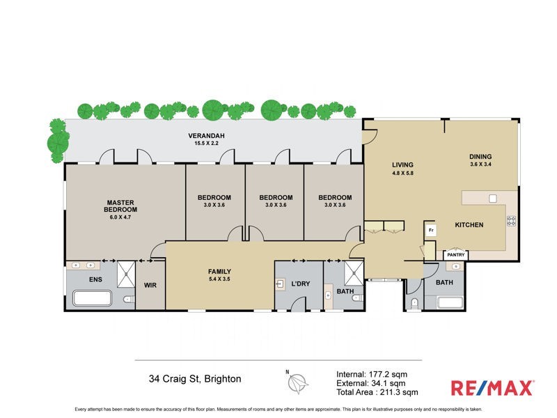 34 Craig Street, Brighton QLD 4017 Floorplan