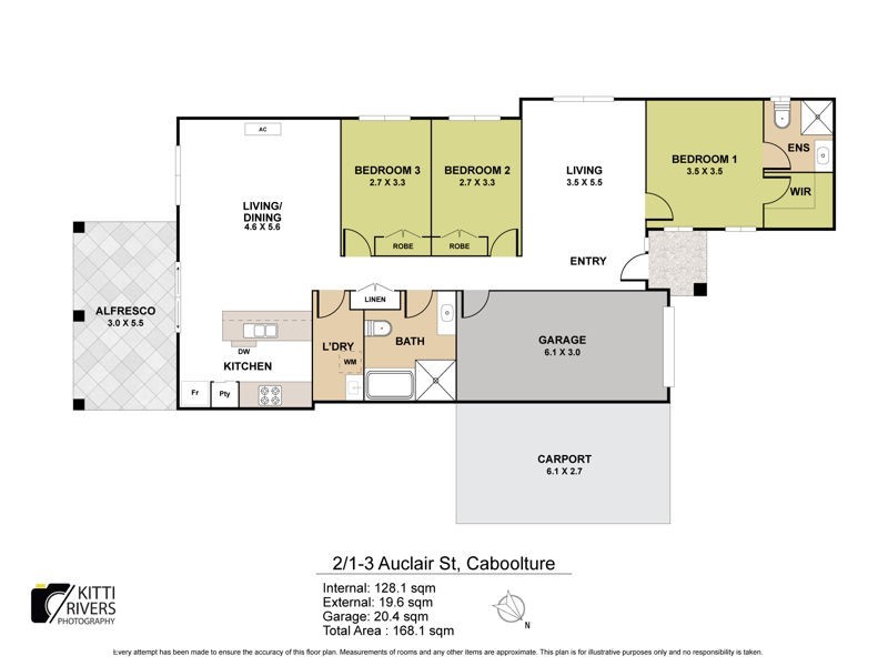 2/1-3 Auclair Street, Caboolture QLD 4510 Floorplan