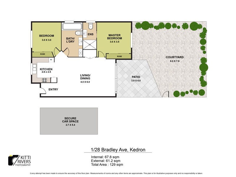 1/28 Bradley Avenue, Kedron QLD 4031 Floorplan