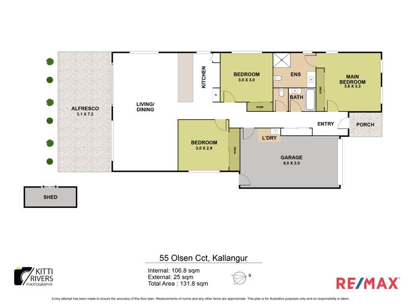 55 Olsen Circuit, Kallangur QLD 4503 Floorplan