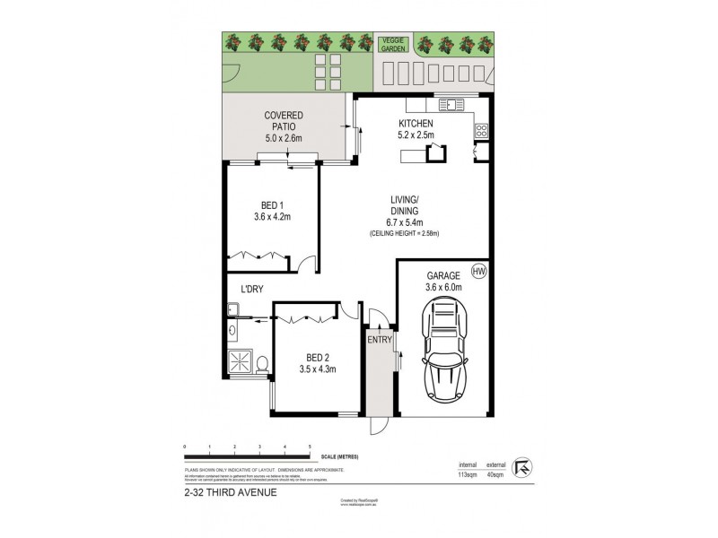 2/32 Third Avenue, Sandgate QLD 4017 Floorplan