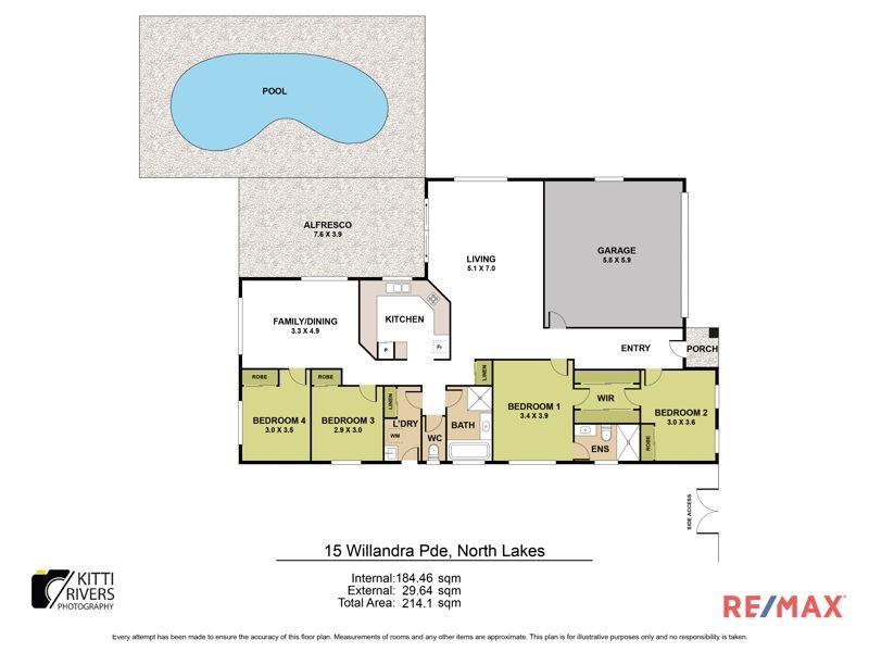 15 Willandra Parade, North Lakes QLD 4509 Floorplan