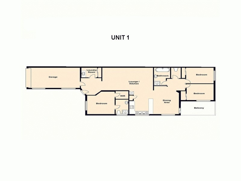 1/22 Lady Bowen Parade, Rothwell QLD 4022 Floorplan
