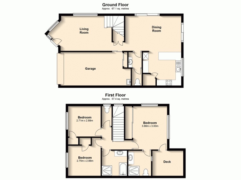 1/55 Georgina Street, Woody Point QLD 4019 Floorplan