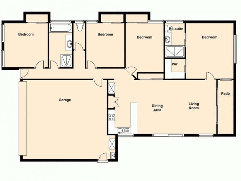 5 Parrey Court, Rothwell QLD 4022 Floorplan