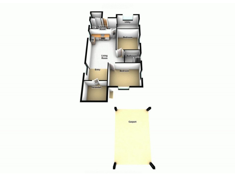 6 Fifth Ave, Scarborough QLD 4020 Floorplan
