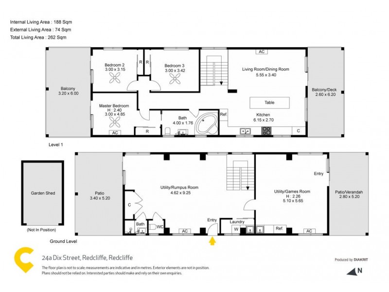 24a Dix Street, Redcliffe QLD 4020 Floorplan