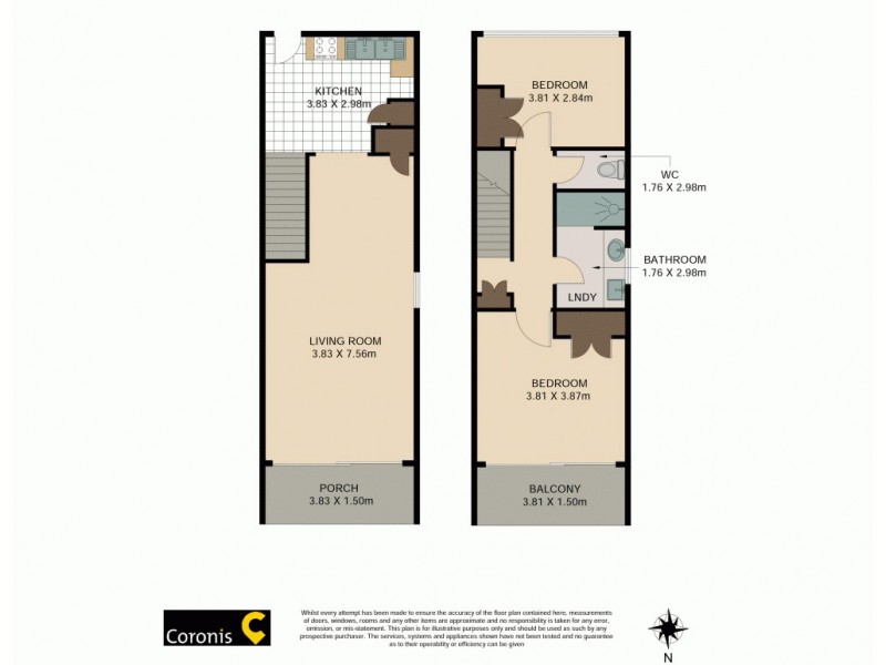 1/31 King Street, Woody Point QLD 4019 Floorplan